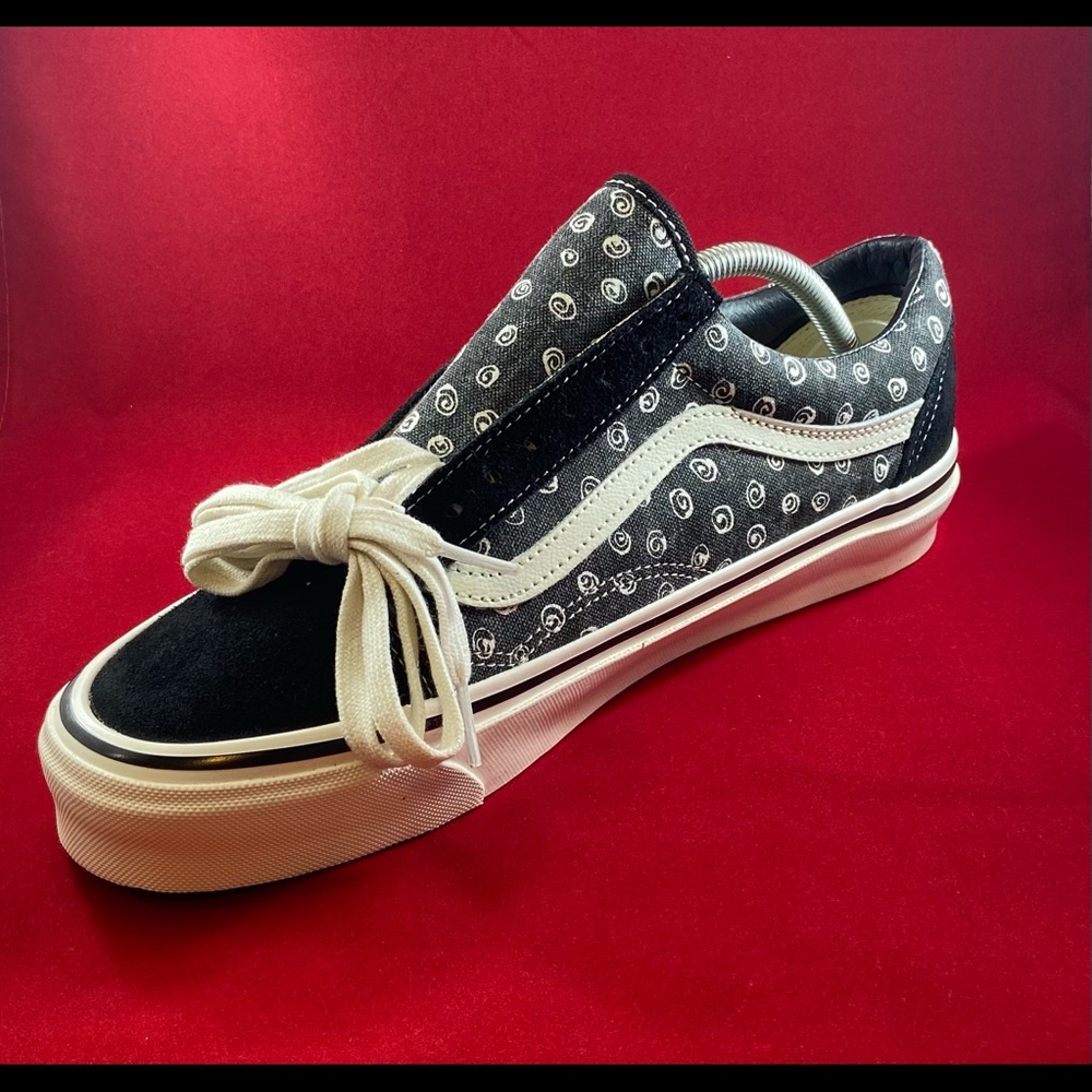 BRAND NEW VANS OLD SCHOOL OG LX ORIGINAL VAULT MENS SIZE 10 BLACK SWIRL WMN 11.5